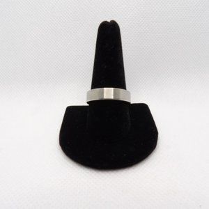 New Men's Silver Wedding Band Sz 10.5